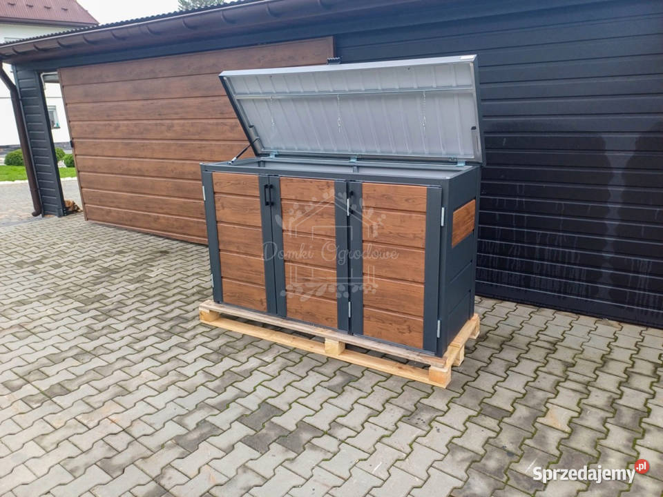 Zabudowa koszy na śmieci wiata śmietnikowa Ruda Śląska