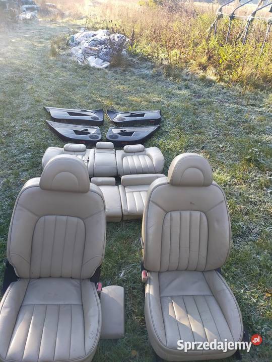 Peugeot 407 wnętrze komplet bananowe skóry mazowieckie Zwoleń