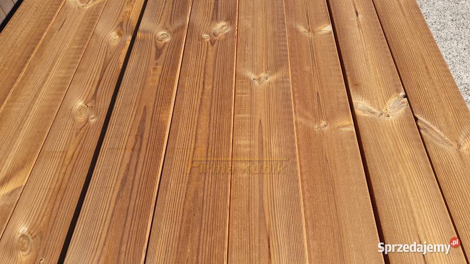 Deska tarasowa gładka termo thermo sosna Wykończenie Nieporęt sprzedam