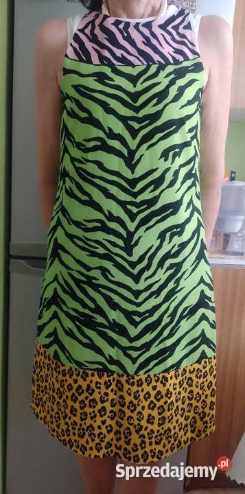 38M MOSCHINO Ekskluzywna sukienka letnia z Rozmiar 38(M) małopolskie