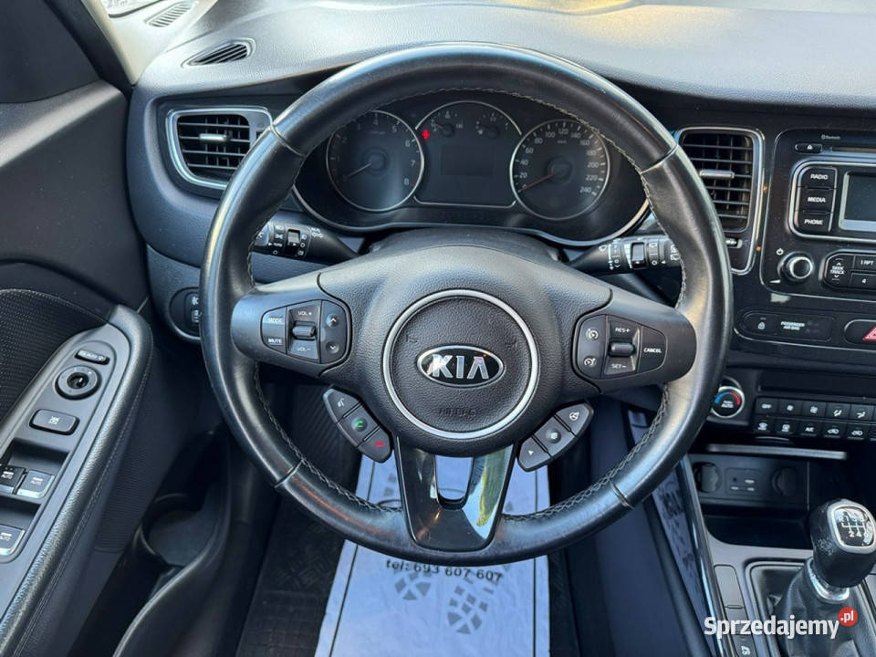 Kia Carens Pisemna Gwarancja 12 miesięcy IV 2013 bluetooth Konin
