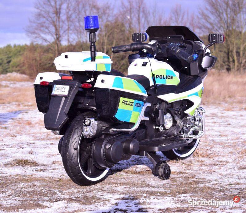 MEGA MOTOR POLICYJNY NA AKUMULATOR KOGUT MEGAFON Toruń