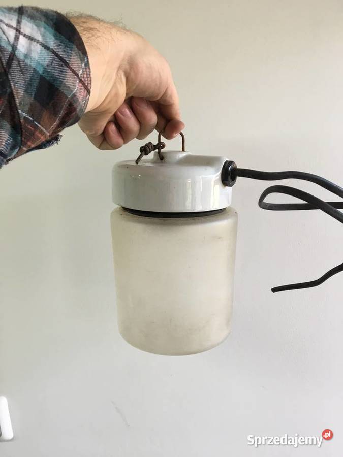 Stara lampa wicząca żarówka E27 Sępólno Krajeńskie