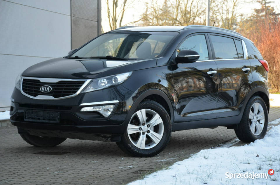 Kia Sportage Czarna Opłacona 16GDI 135 Serwis kamera cofania Kutno