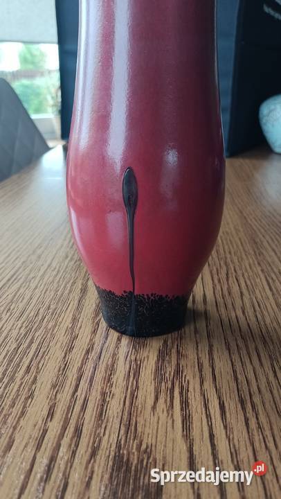 Wazon duży czarne szkło Ebony Zamość