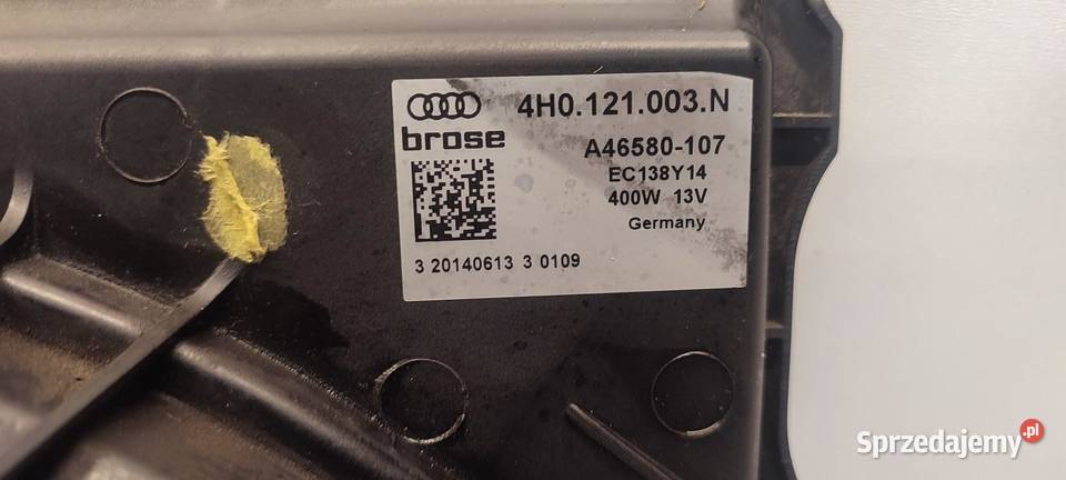 AUDI A4 A6 C7 A8 WENTYLATOR CHŁODNICY 4H0121003N osobowe
