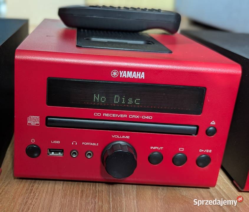 Wieża Yamaha MCR040 CRX040 Czerwona CD USB iPod Warszawa sprzedam