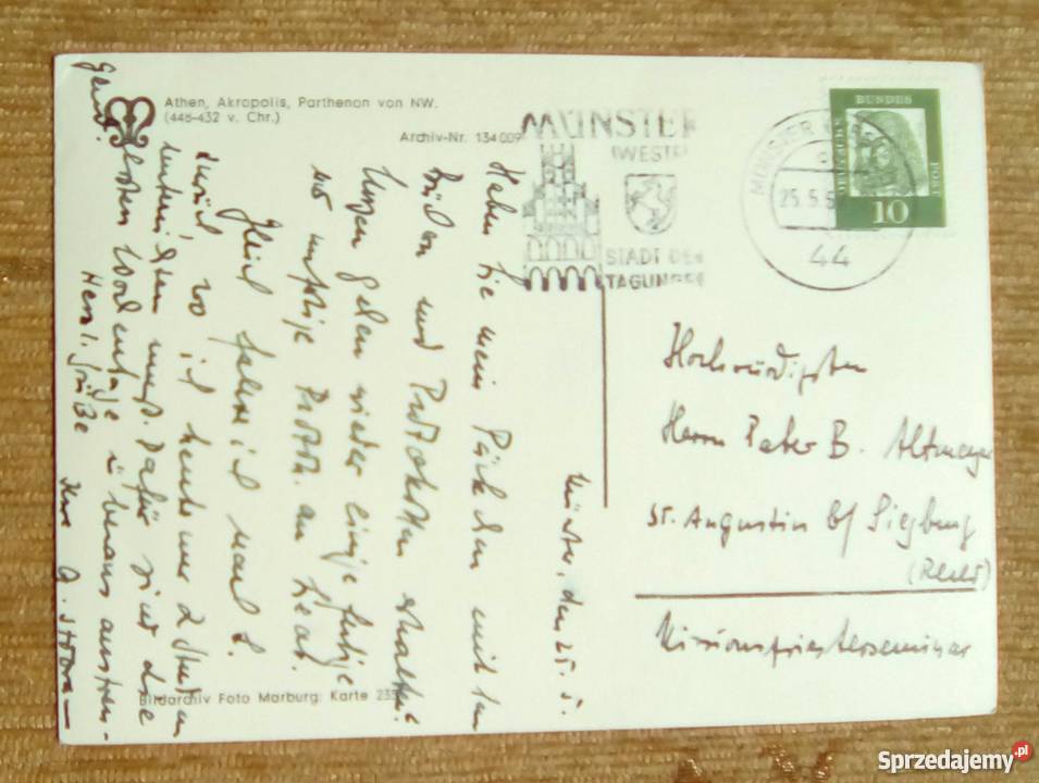 WIDOK NA PARTENON W ATENACH NA WZGÓRZU lubelskie sprzedam