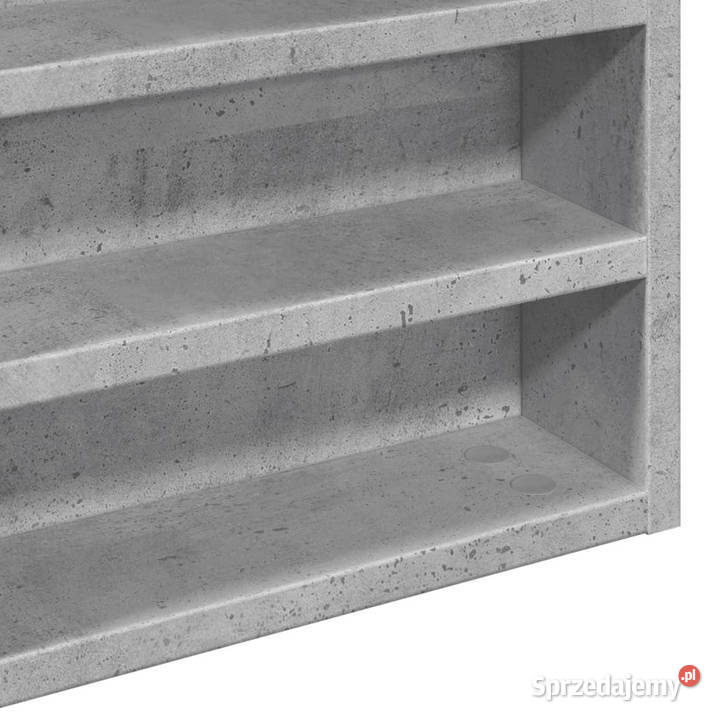 Witryna szarość betonu 60x85x58 materiał Warszawa