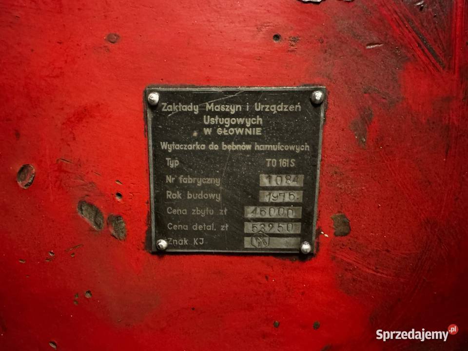 Wytaczarka do bębnów hamulcowych tokarka Białystok