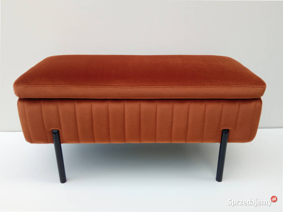 Ławka pufa tapicerowana ze schowkiem do wielkopolskie Poznań