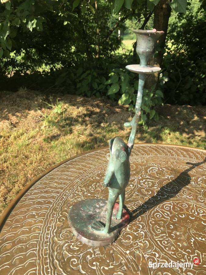 antyki świeczniki Obory