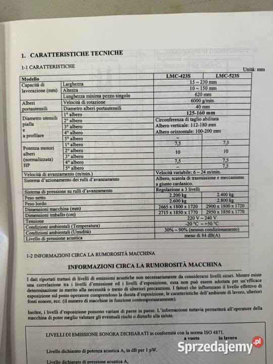 Strugarka czterostronna Leadermac Smartmac 423 Juszczyn