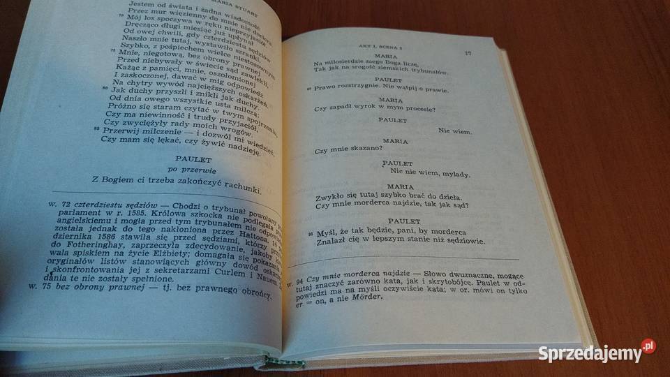 Maria Stuart Fryderyk Schiller Biblioteka Gdańsk sprzedam