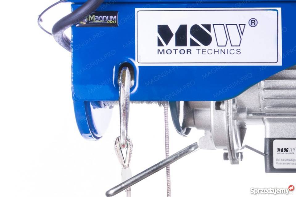 DZWIG warsztatowy linowy wciągarka udźwig 800