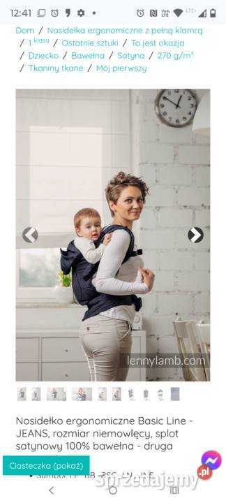 Nosidelko Lennylamb z kapturem 5 rzeczy lubuskie