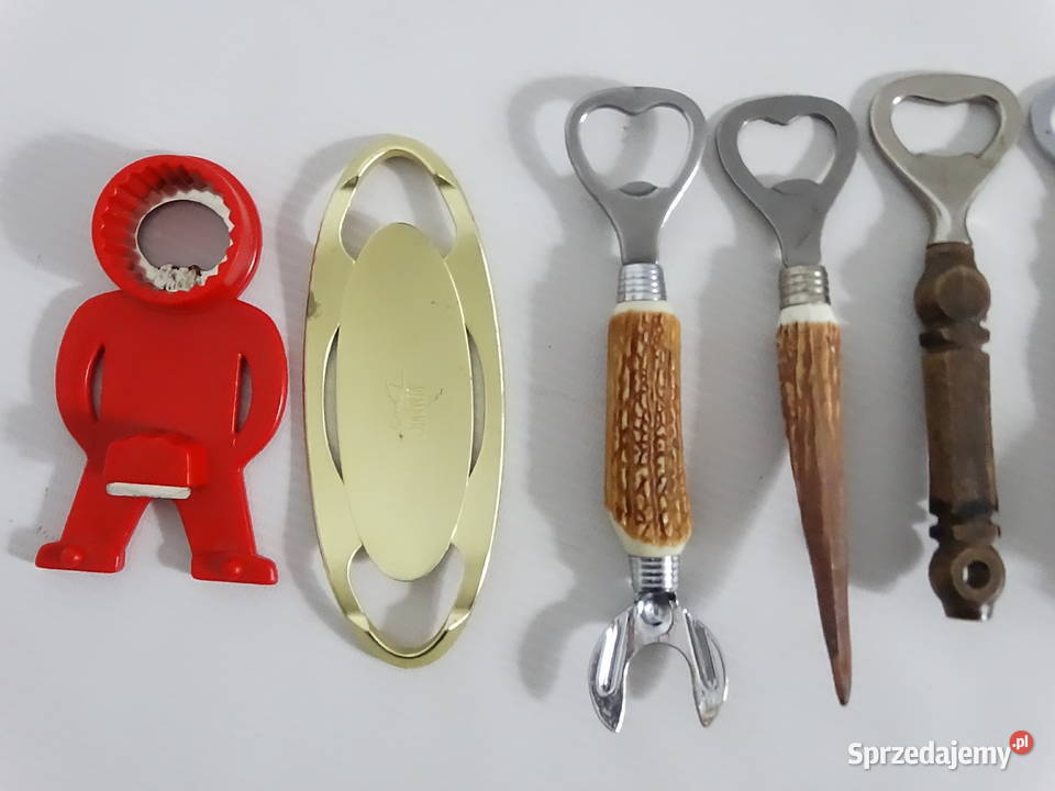 Kolekcja 8 unikatowych otwieraczy do butelek Biłgoraj