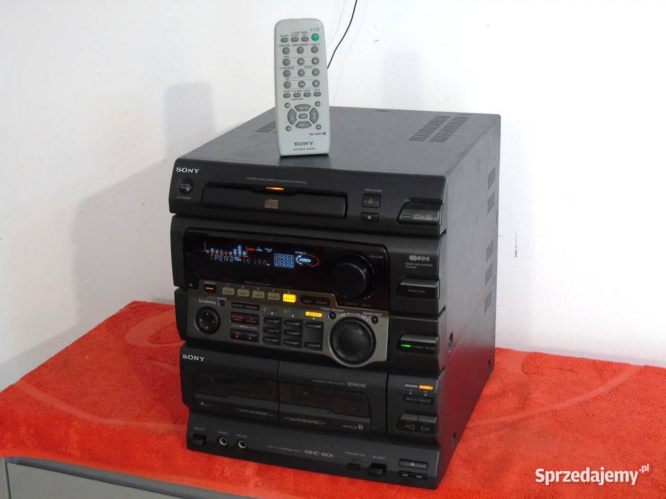 Wieża Sony HCDH801 pilot Mocna WYSYŁKA Jasło