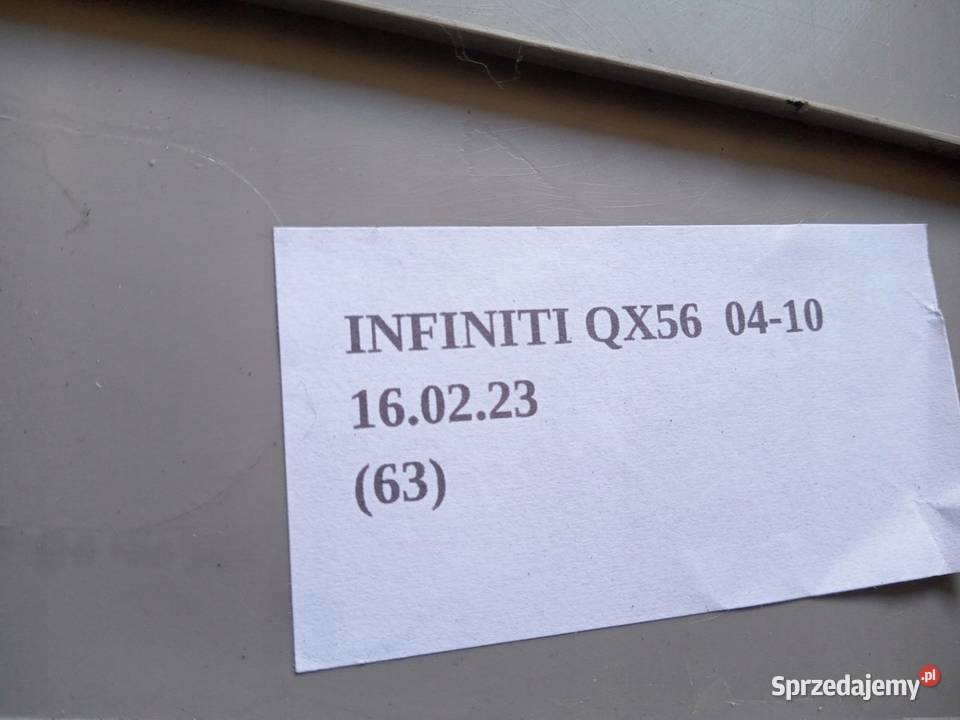 RAMKA BOCZEK BAGAŻNIKA PRAWY INFINITI QX56