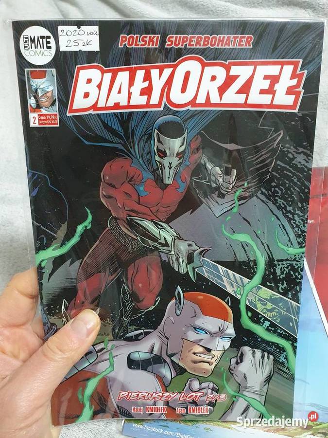Biały Orzeł Polski Superbohater 3 komiksy różne pomorskie Gdynia sprzedam