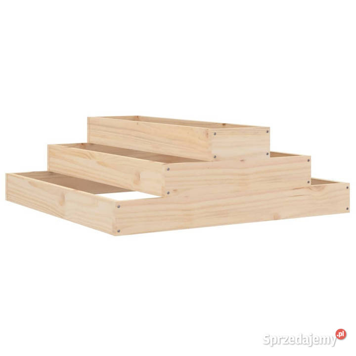 Donica 80x80x27 lite drewno sosnowe WM823892 Warszawa