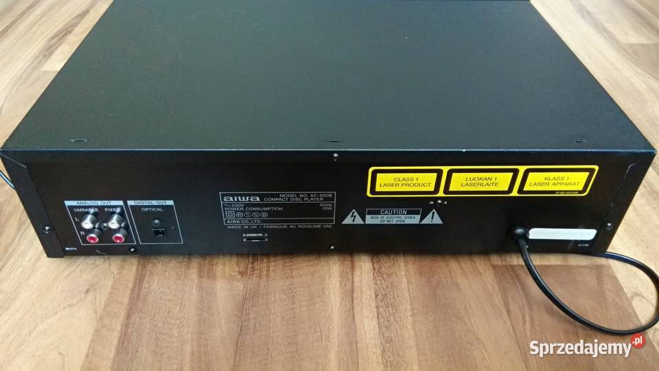 AIWA xc950 odtwarzacz cd Wyjście optyczne Odtwarzacze CD i MD Świebodzice