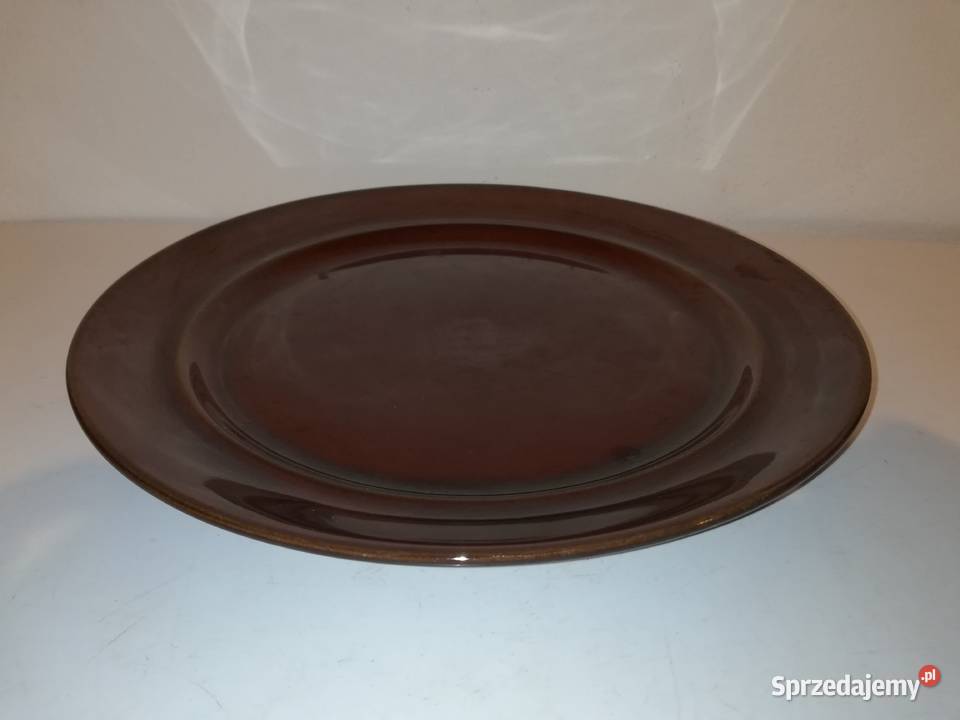 Porcelit Pruszków talerz brązowy sprzedam