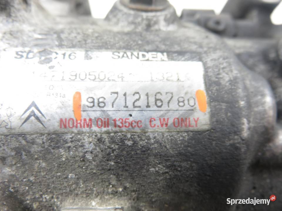 KOMPRESOR KLIMATYZACJI CITROEN C4 Picasso I 16 małopolskie sprzedam