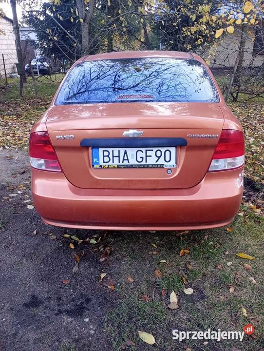 chevrolet aveo 14 lpg 2004 Hajnówka