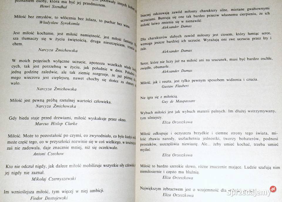 O miłości sentencje i zmyślenia Roman Szymański Chełm