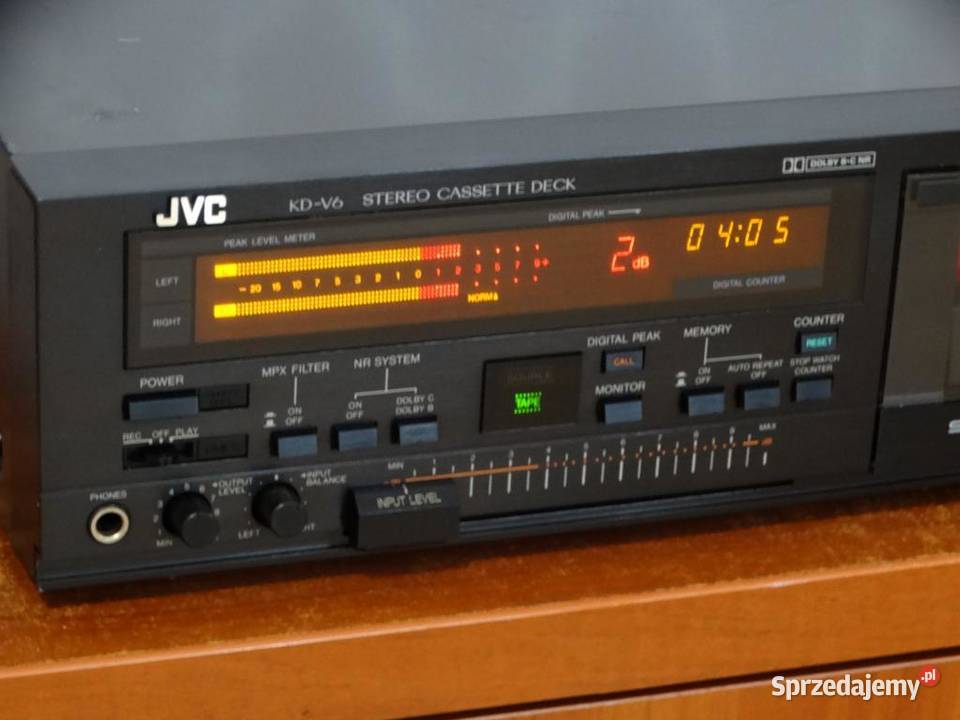 Magnetofon JVC KDV6 3głowice WYSYŁKA podkarpackie Jasło