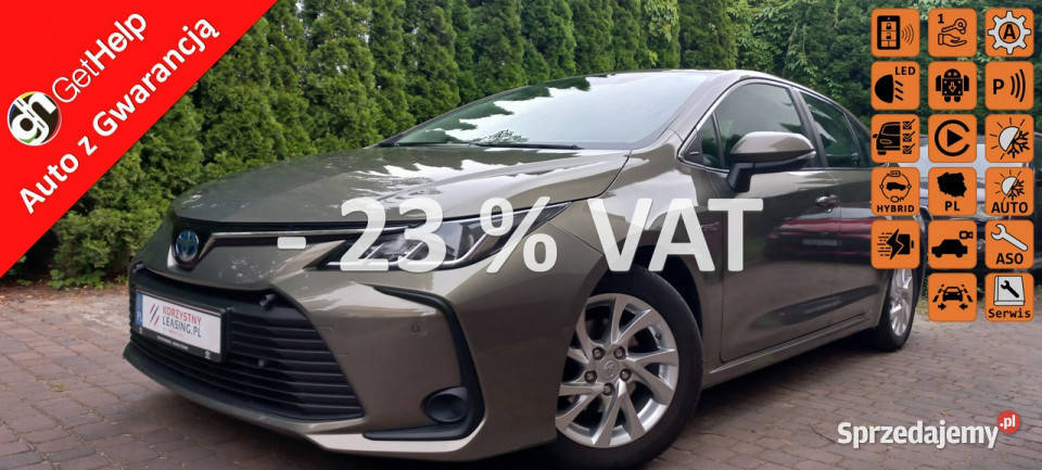 Toyota Corolla 487 netto AF 16 Kamera Cofania Zarejestrowany w Polsce Toyota Gdańsk