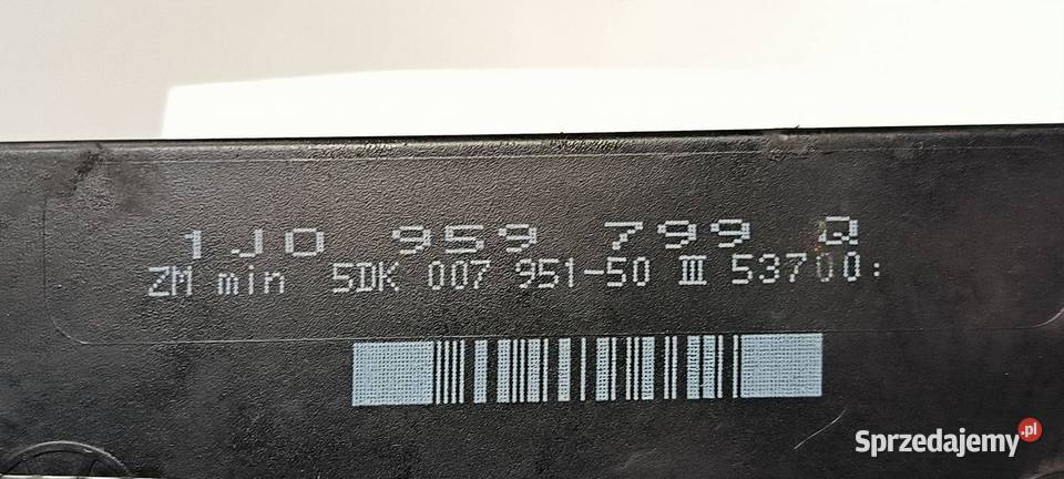 MODUŁ VOLKSWAGEN GOLF IV 1J0959799Q Lipno