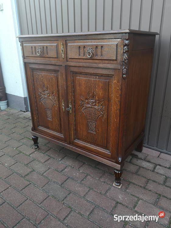 Komoda Pomocnik Szafka Dębowa Zgrabna Stara sprzedam