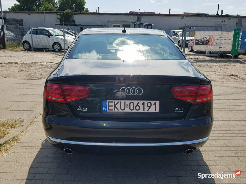 Audi A8 42 Benzyna Full Bose Masaże czarny Włocławek