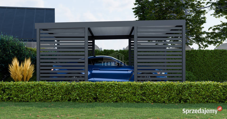 CarPort PREMIUM Wiata samochodowa 4x5 Antracyt 20m2 Przemyśl