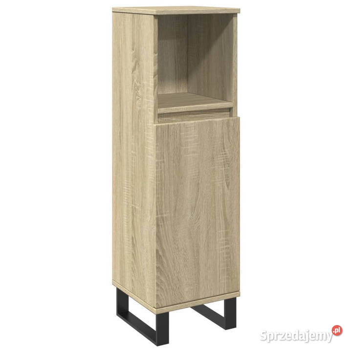 Szafka łazienkowa dąb sonoma 30x30x100 WM849672 Łazienkowe Warszawa
