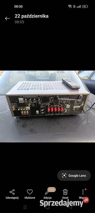 Amplituner 51 Yamaha RXV483 Wifi BT AirPlay2 Biłgoraj