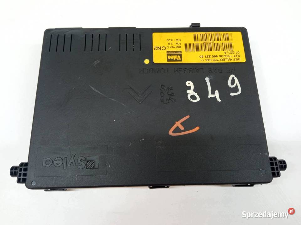 SKRZYNKA BSI 9646022780 CN2 Citroen Xsara I Części samochodowe