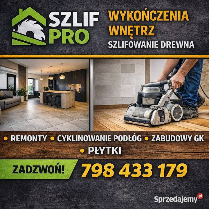 Profesjonalne Wykończenia Wnętrz i Szlifowanie Węgorzewo