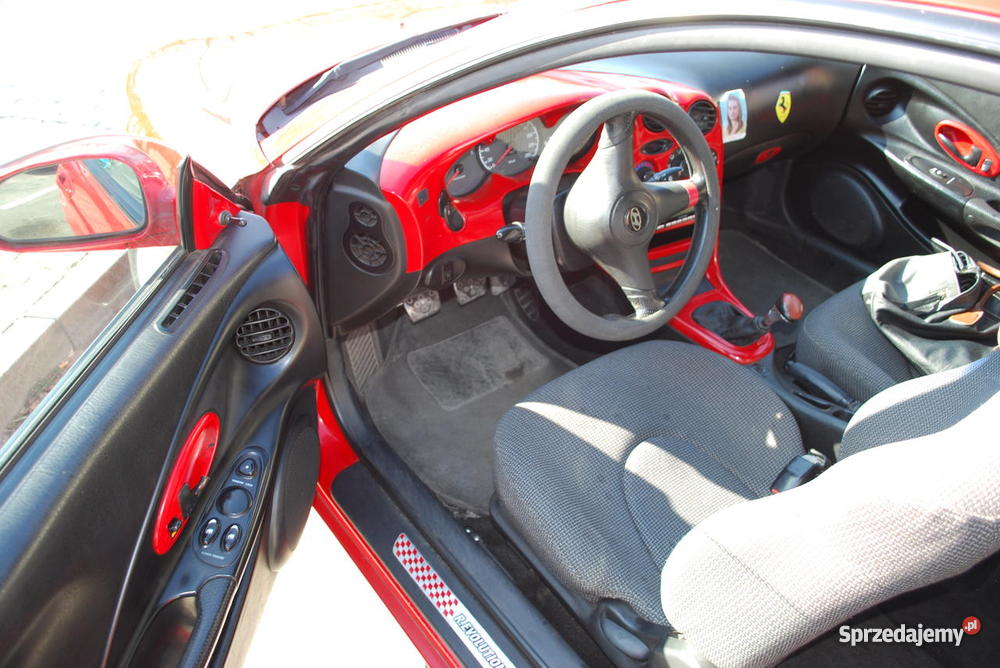 Hyundai Coupe czerwony LPG auto Ferrari Barcin sprzedam