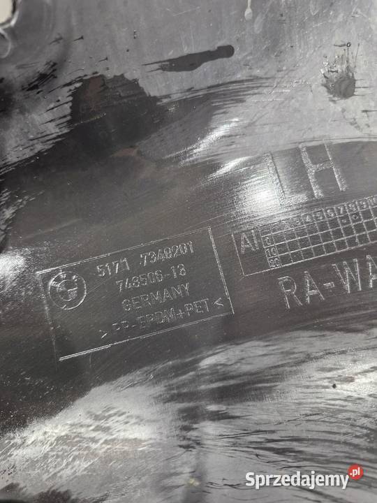 BMW G11 G12 NADKOLE OSŁONA BŁOTNIKA LEWY PRZÓD