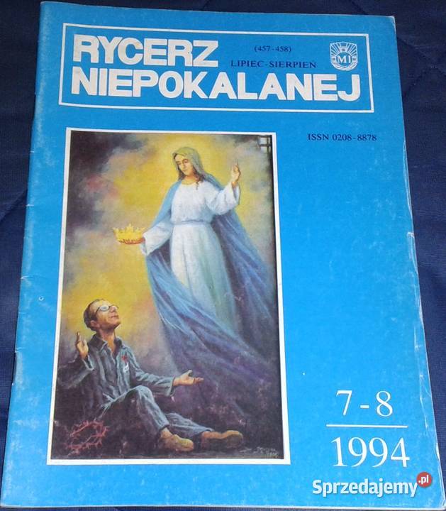 Rycerz Niepokalanej 6 z roku 1994 miękka Książki i Podręczniki Chełm