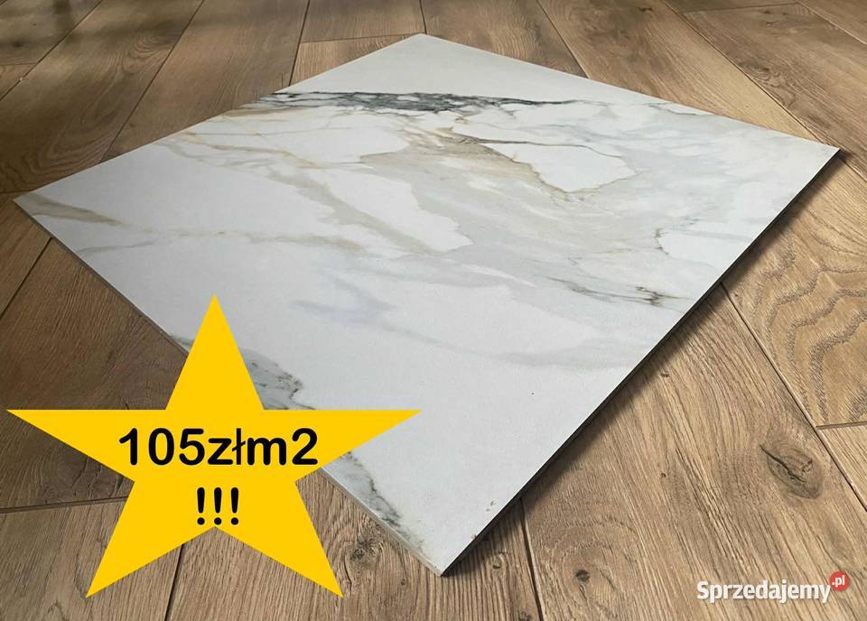OKAZJA Gres Marmuropodobny CALACATTA GOLD Błonie