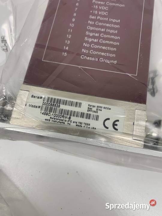 MKS Instrument 1459C10000RM 5000 sccm gas SIH4 mazowieckie sprzedam