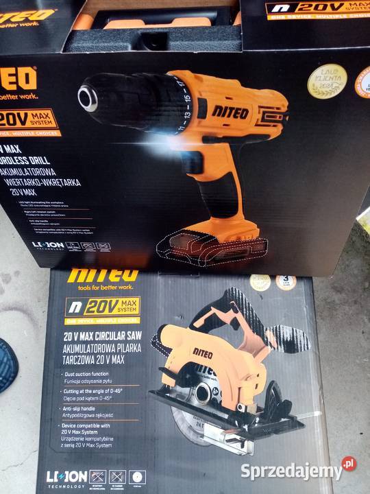 Zestaw elektronarzędzi pilarka wiertarko Wieliczka