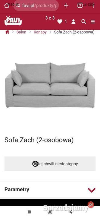 Sofa dwójka firmy Zach Polkowice sprzedam