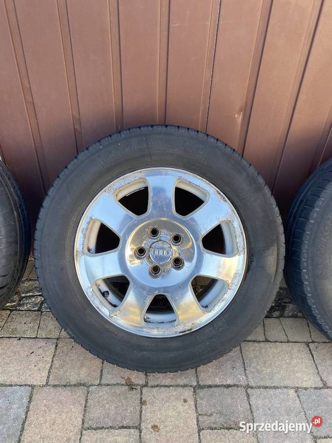 Kute felgi z oponami Audi VW r15 5x100 et38 Olkusz sprzedam