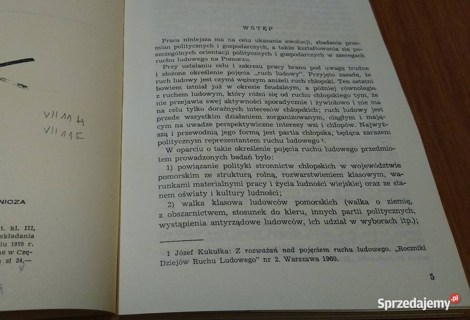 Ruch ludowy w województwie pomorskim 19201939 Gdańsk