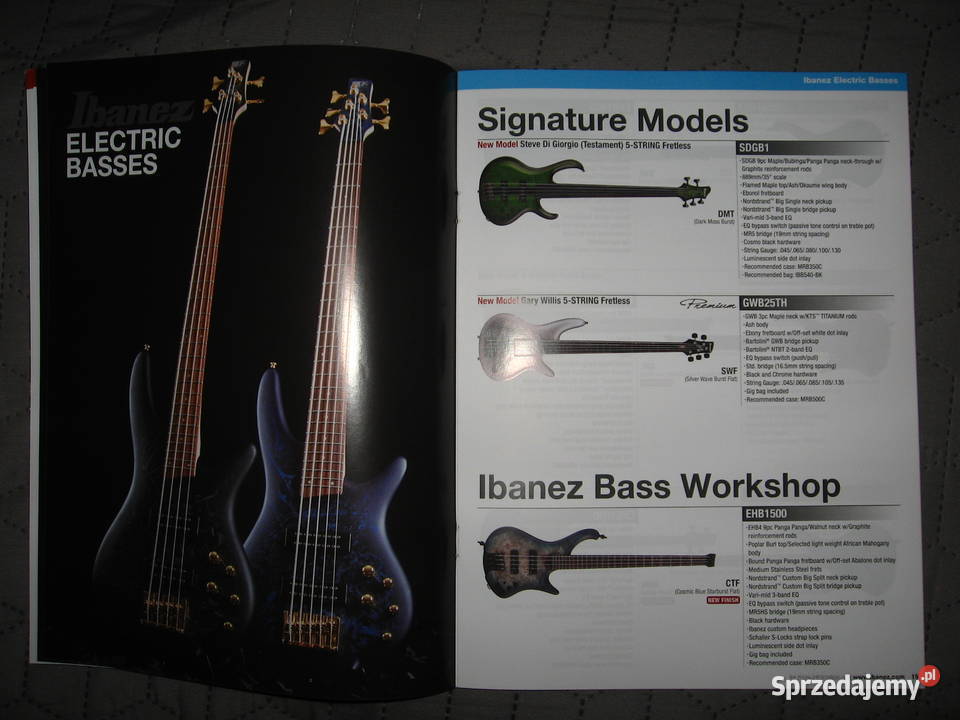 Ibanez 2024 News Catalog katalog gitar Kępice